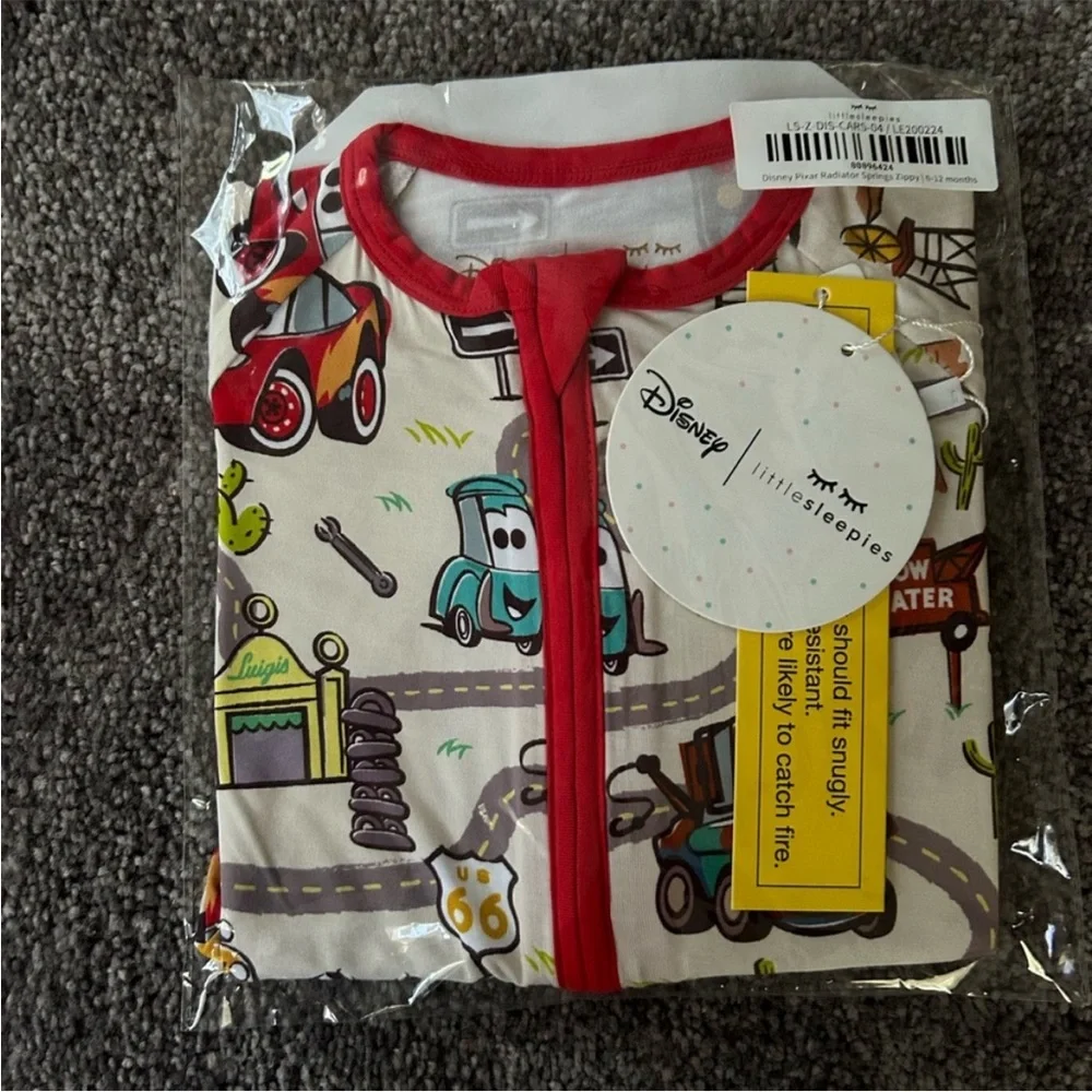 Little Sleepies Cars Radiator Springs Zippy 6-12 - Picture 3 of 5